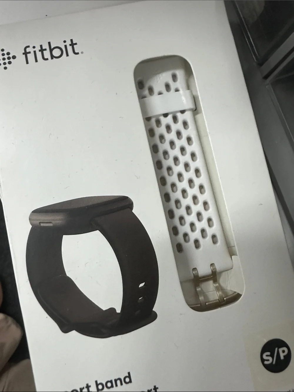 fitbit White Sport Band for Sense & Versa 3 - Small